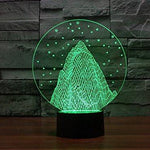 Baby Product - Snow Mountain Hologram LED Night Light Lamp - Color Changing