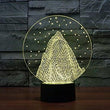 Baby Product - Snow Mountain Hologram LED Night Light Lamp - Color Changing