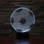 Baby Product - Soccer Ball Hologram LED Night Light Lamp - Color Changing