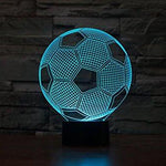 Baby Product - Soccer Ball Hologram LED Night Light Lamp - Color Changing