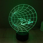 Baby Product - Space Vortex Hyperdrive Hologram LED Night Light Lamp - Color Changing