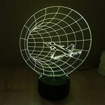 Baby Product - Space Vortex Hyperdrive Hologram LED Night Light Lamp - Color Changing