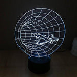 Baby Product - Space Vortex Hyperdrive Hologram LED Night Light Lamp - Color Changing