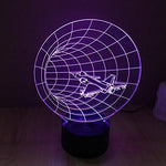 Baby Product - Space Vortex Hyperdrive Hologram LED Night Light Lamp - Color Changing