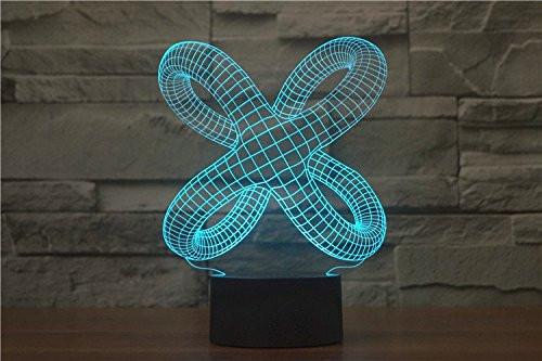 Baby Product - X Octopus Hologram LED Night Light Lamp - Color Changing