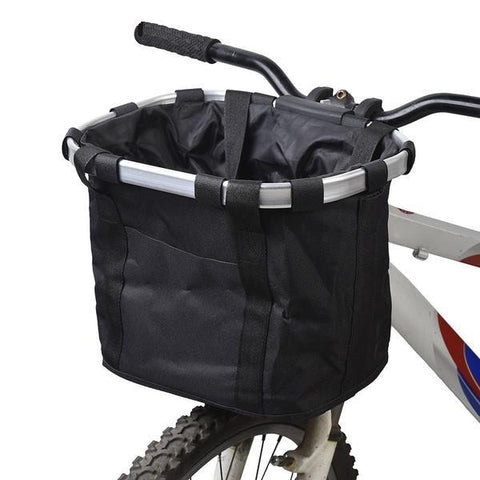 Biking - Bag - Detachable Basket Aluminum Alloy Frame Pet Carrier For Bicycle