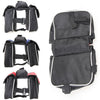 Biking - Bag - Mountain Bicycle Front Top Frame Tube Dual Bag Holder With Water Bottle Pouch