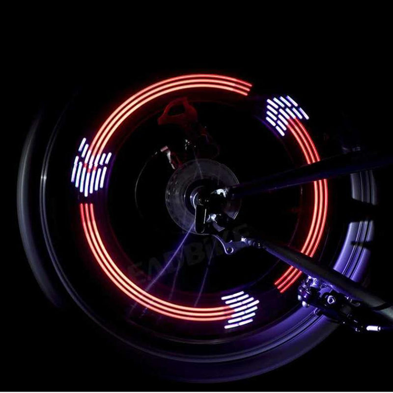 Biking - Safety Light - Colorful Bicycle Wheel Night LED Signal Light Accessories