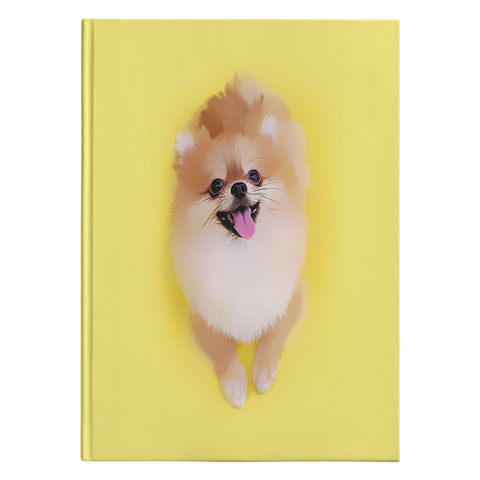 Custom Personalized Pomeranian Photo Journal Notebook - Turn Your Photos into a Limited Edition Stationary Diary