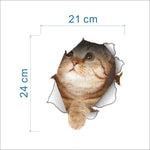 Cat Bathroom Stickers