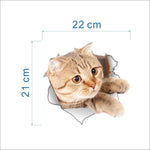 Cat Bathroom Stickers