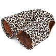 Cat Tunnel Leopard Print With Walking Sound