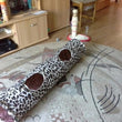 Cat Tunnel Leopard Print With Walking Sound