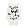 Chunky Thighs & Pretty Eyes Limited Edition Infant Rabbit Skin Onesie