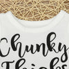 Chunky Thighs & Pretty Eyes Limited Edition Infant Rabbit Skin Onesie