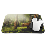 Deer Antelope Buck Mouse Pad - Forest Jungle Mouse Mat - Wildlife Animal Nature Sunset MousePad - Home Office Decor - Desk Accessories - Computer Accessory
