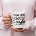 The Greatest Mima Mug - Funny Gift for Mima