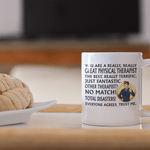 แก้วกาแฟนักกายภาพบำบัด - ของขวัญตลกสำหรับนักกายภาพบำบัด