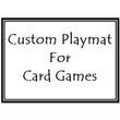 Custom Playmat - For MTG Magic The Gathering - Yugioh - Pokemon - Vanguard
