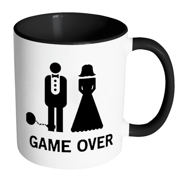 Limited Edition Game Over Mug For Newly Wed