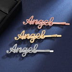 Custom Hair Clips - Personalized Hair Clip with Name - Custom Hair Pins Accessories - Monogram Hair Clip -