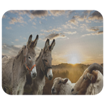 Donkey Sheep Mouse Pad - Classcal Farm Sunrise Mouse Mat