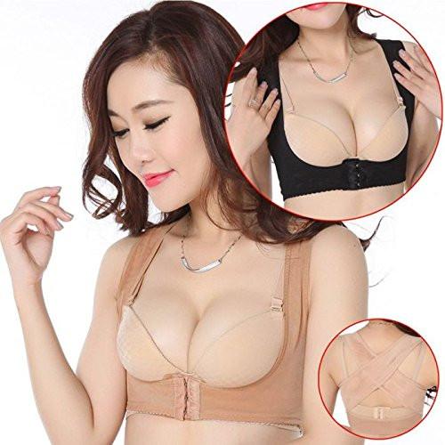 Home Improvement - Lightningstore High Quality Womens Adjustable Shoulder Corrector Back Brace Belt Magnetic Posture Support M L