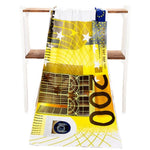 Home - LightningStore 200 Euro Currency Bill Beach Towel - Microfiber Bath Towels For Adults - Toalla Bathroom 70*140 Cm - Personalize Your House With This Elegant Towel