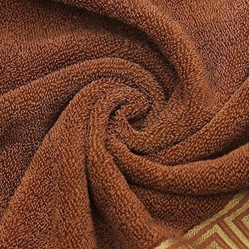 Home - LightningStore 3 Pieces Bath And Face Towel Set - Chose Of Blue White Or Brown - Personalize Your House With This Elegant Towel Set