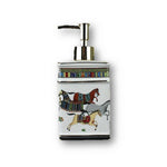Home - LightningStore Ceramic Soap Dispenser Ivory Porcelain God Horse Design Hand Liquid Soap Dispensers Liquid Soap Dispenser Bathroom Lotion Bottle - Excellent For Home Office Or Hotel