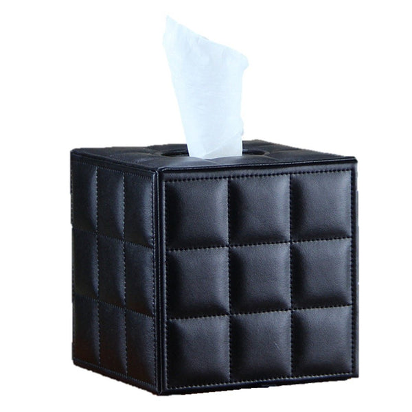 Home - LightningStore Cute Black White European Vintage Fashion Square Tissue Box Napkin Paper Towel Cover Holder Container Protector Case Outside Exterior Decoration Decor