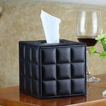 Home - LightningStore Cute Black White European Vintage Fashion Square Tissue Box Napkin Paper Towel Cover Holder Container Protector Case Outside Exterior Decoration Decor