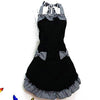 Home - Lightningstore Fashion Flirty Womens Housemaid Bowknot Kitchen Bib Black Apron Dress Pocket Gift House Work Apron