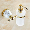 Home - LightningStore Gold Silver Luxury Liquid Hand Soap Dispenser For Bathroom - Mounted Liquid Soap Dispenser - Ideal For Using At Home Office Or Hotel