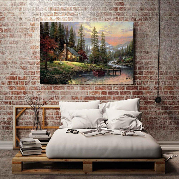 Home - LightningStore Huge Big Large Wilderness Cottage Wall Decor Decoration - Time For A Change? - What Better Way To Reinvigorate Your House Than To Redecorate It - An Excellent Addition To Any Home