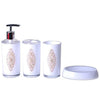 Home - LightningStore Luxury Toilet Bathroom Set - Contains A Lotion Bottle Toothbrush Holder Tumbler And Soap Dish - Comes In Black Red White And Orange - Excellent For Decorating Your Home Office Or Hotel
