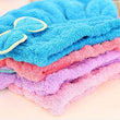 Home - LightningStore Microfiber Hair Cap Turban Towel For Women - Quickly Dry Your Hair By Wrapping This Towel Around Your Head - Available In Pink Yellow Purple Red Blue