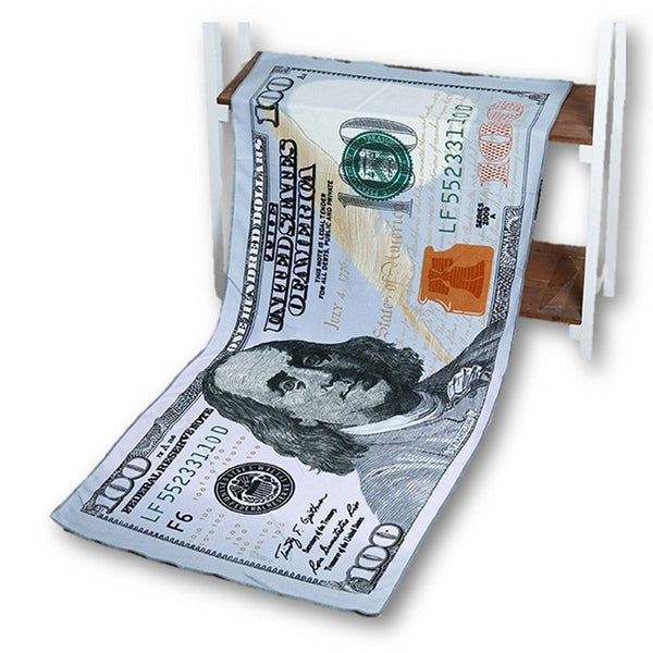 Home - LightningStore US Dollar Bill Beach Towel - Microfiber Bath Towels For Adults - Toalla Bathroom 70*140 Cm - Personalize Your House With This Elegant Towel