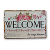 Home - LightningStore Vintage Welcome To My Home Tin Sign - Excellent For Decorating Your Home And Cafe - Home Decor Suppliers