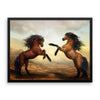 Horse Brothers Framed Photo Poster Wall Art Decoration Decor For Bedroom Living Room