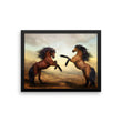 Horse Brothers Framed Photo Poster Wall Art Decoration Decor For Bedroom Living Room