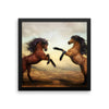 Horse Brothers Framed Photo Poster Wall Art Decoration Decor For Bedroom Living Room