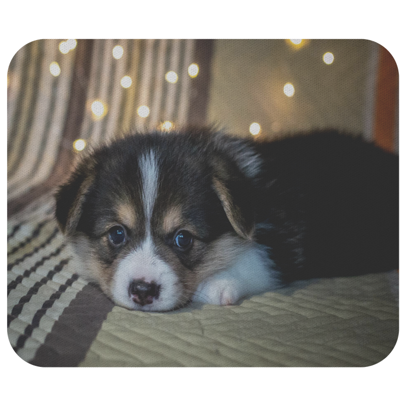 Baby Corgi Puppy Mouse Pad - Cute Adorable Dog Mouse Mat