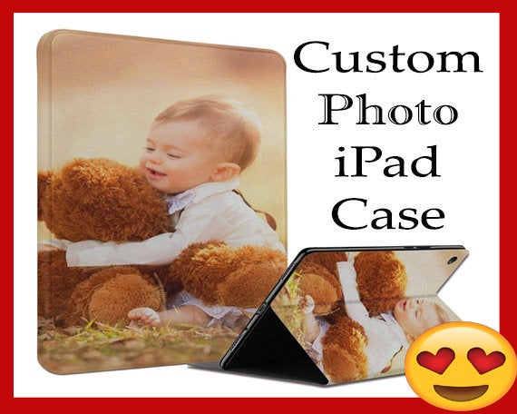 Custom Personalizable Photo iPad Case - Custom Wallet iPad Case - iPad 2 3 4 | iPad Mini 1 2 3 4 | iPad Pro 10.5 11 12.9 | iPad Air 1 2