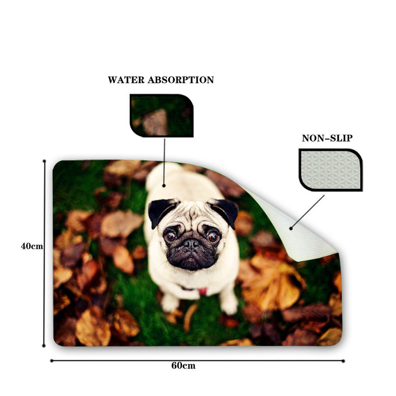 Custom Personalized Floor Mat | Photo Bathroom Toilet | Housewarming Wedding Closing Gift | Welcome Doormat | Front Door Mat Rug Monogram