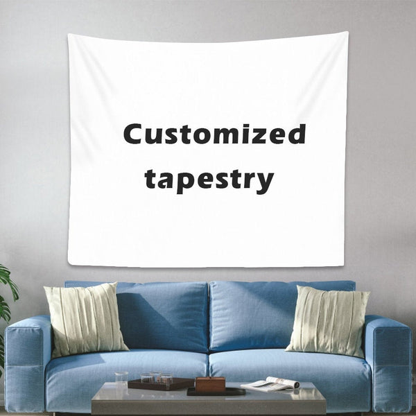 Custom Tapestry Indoor Wall Tapestries Custom Backdrop - Personalize Wedding Tapestry - Personalized Image Custom Photo Hanging Wall Decor