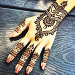 Brown Henna Cone Temporary Tattoo Body Art Ink Mehendi - Indian Temporary Tattoo for Indian Wedding Marriage Party Function