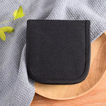 Black Mini Travel Professional Sewing Kit Scissor Thread Needle Measure Tape Storage Box - Portable Set for Hand Quilting Embroidery Sewing