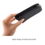 Black Mini Travel Professional Sewing Kit Scissor Thread Needle Measure Tape Storage Box - Portable Set for Hand Quilting Embroidery Sewing