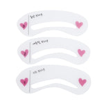 Eyebrow Template Stencil Tool - Eye Brow Guide Template - Eye Brow Template Shaper Make Up Tool